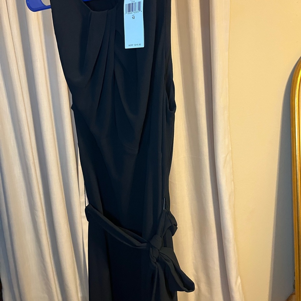Ralph Lauren Black Label Sophisticated Black Maxi Dress